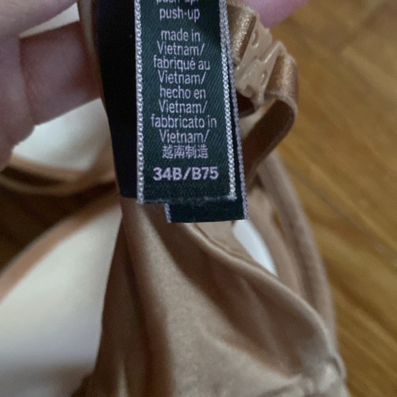 Victoria's Secret Tan Bra with Rhinestone Accents - Picture 6 of 7